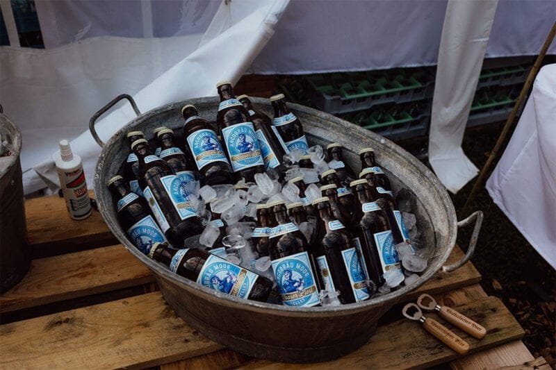 Candy Bar zur Hochzeit Bier