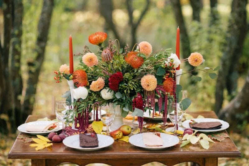 Gartenhochzeit Deko