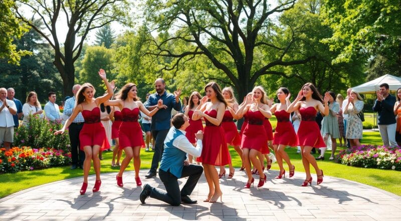 Flashmob Heiratsantrag