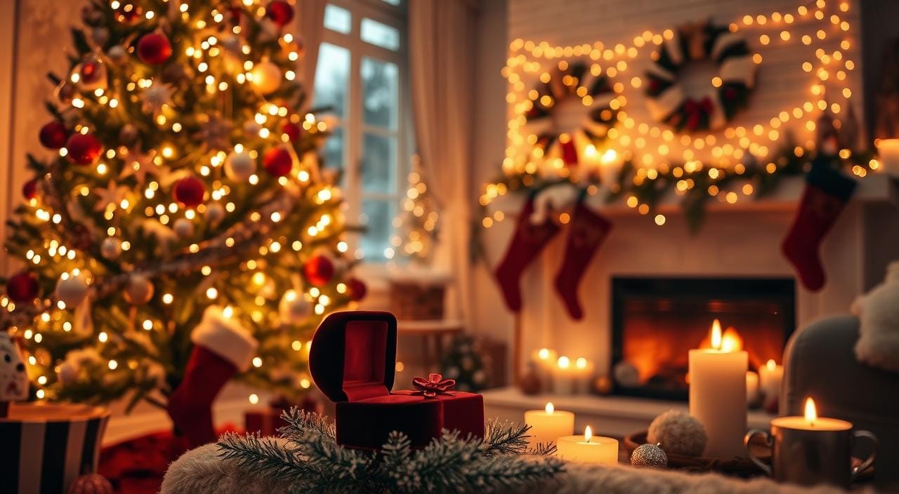 Romantischer Heiratsantrag zu Weihnachten Tipps